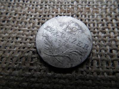 Ezüst 12 krajcár érme, 1795, extra állapot