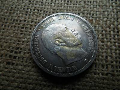 Birodalmi ezüst 5 márka, 1876 B