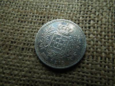 Portugália, 500 Reis, 1901, ezüst