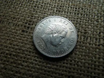 Portugália, 500 reis, 1891, ezüst
