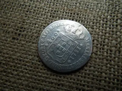 Portugália, 400 reis, 1781, Cruzado Novo