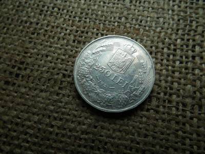 Románia, 250 lei, 1941, Mihai I, ezüst