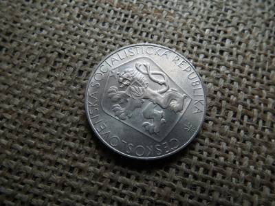 Csehszlovákia, 25 korona, 1965, ezüst, Korun