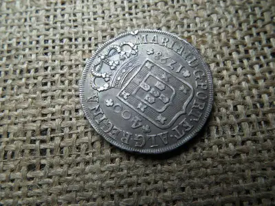 Portugália, 400 reis, 1798, Cruzado Novo - Maria I