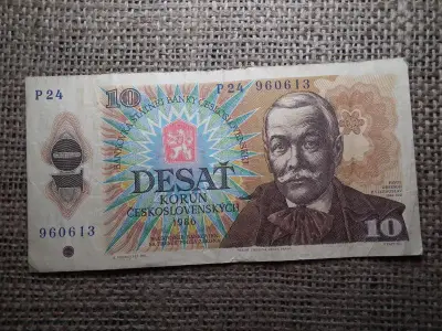 Csehszlovákia 10 korona, 1986, P24