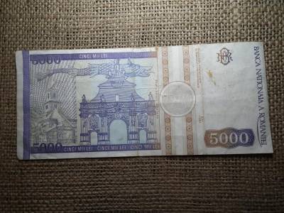 Románia 5000 lei bankjegy, 1993