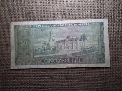 Románia 50 lei, 1966, papírpénz