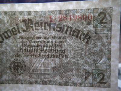 Birodalmi 2 márka, 1940-1945, Reichskreditkassenschein