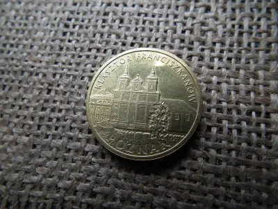 Lengyelország 2 zlotych, 2011, ferences kolostor Poznańban