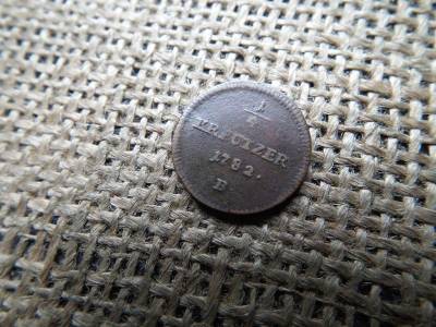 1/4 Krajcár, 1782 B, Habsburg