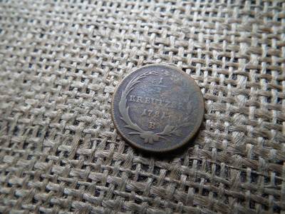 1/2 Krajcár, 1781 B, Habsburg