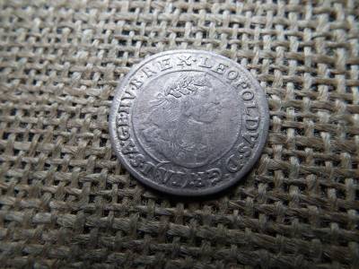 Lipót ezüst 6 krajcár, 1669 KB