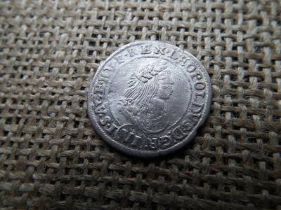 Lipót ezüst 6 krajcár, 1670 KB