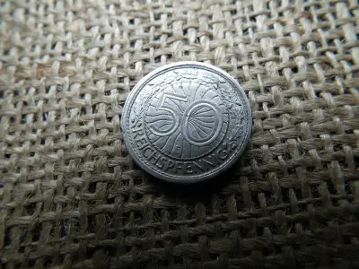 Birodalmi 50 pfennig, 1928 E, reichspfennig