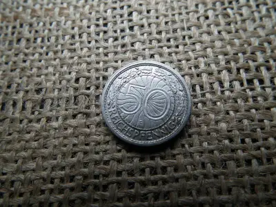 Birodalmi 50 pfennig, 1928 E, reichspfennig