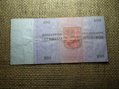 Finnország 100 márka, 1976, markkaa