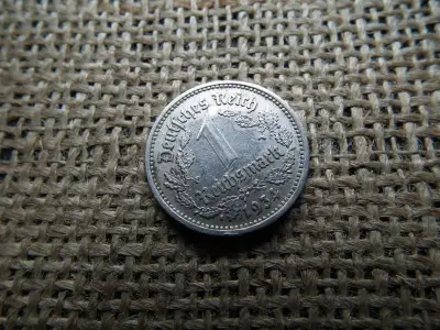 Birodalmi 1 márka érme, 1934, G jelzés