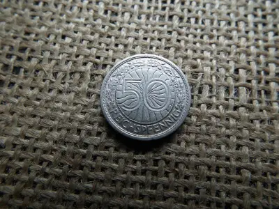 Birodalmi 50 pfennig, 1927, Reichspfennig