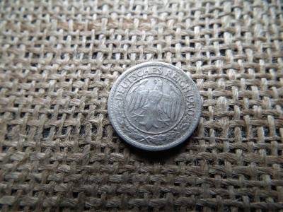 Birodalmi 50 pfennig, 1930 D, reichspfennig