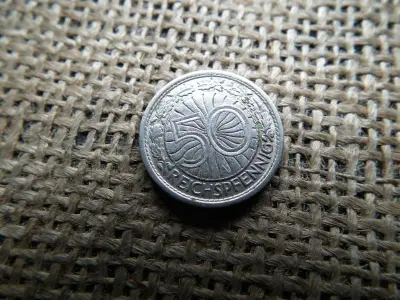 Birodalmi 50 pfennig, 1936 A, reichspfennig