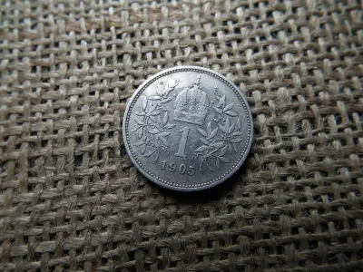 Ausztria, I. Ferenc József, 1 korona 1905, ritka