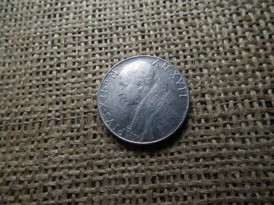 Vatikán 100 lire, 1955, Líra