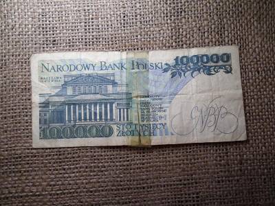 Lengyelország 100000 Zlotych, 1990