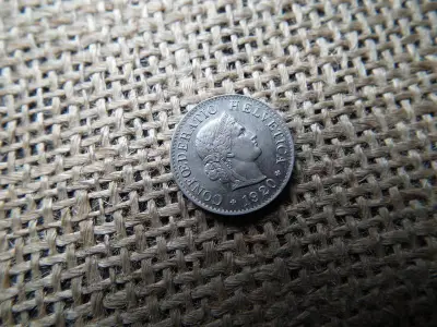 Svájc 5 rappen érme, 1920