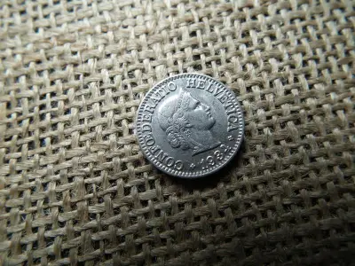 Svájc 10 rappen érme, 1934