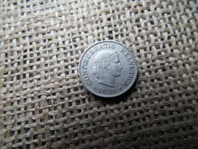 Svájc 10 rappen érme, 1931