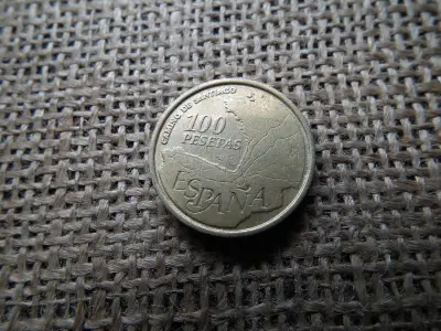 Spanyolország 100 pesetas, 1993, Szent Jakab-út