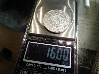 Mexikó, 1 peso, 1966, ezüst