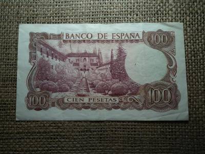 Spanyolország, 100 peseta, 1970, papírpénz