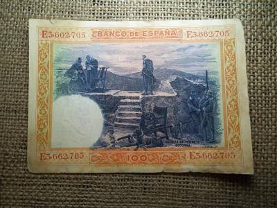 Spanyolország, 100 peseta, 1925, papírpénz