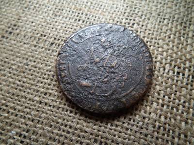 Svéd 1 öre érme, 1644, Avesta, Christina
