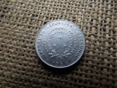 Burundi 5 frank, 1969, fémpénz