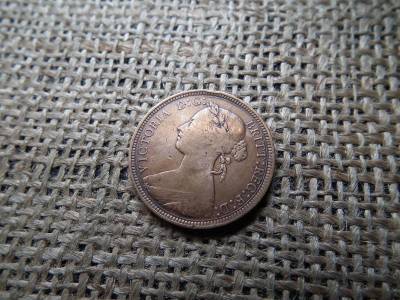 Anglia fél penny, 1893, Viktória korona