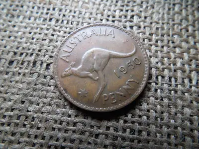 Ausztrália 1 penny, 1950