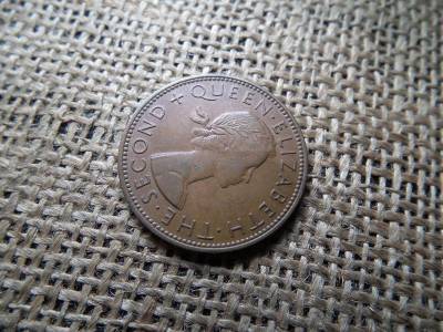 Új-Zéland 1 penny, 1956
