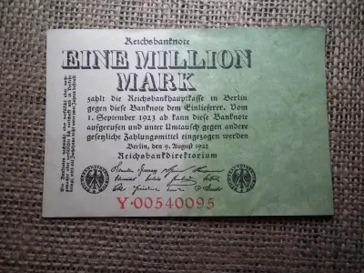 Birodalmi 1 millió márka, 1923, Reichsbanknote
