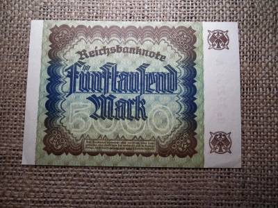 Birodalmi 5000 márka bankjegy, 1922, Reichsbanknote