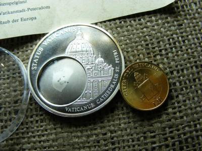 Vatikáni 20 lire érme, 2002, Das Geld Europas