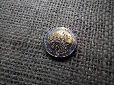 Argentína 1 peso, 2010, Aconcagua