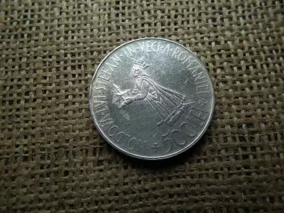 Románia, 500 lei, 1941, ezüst