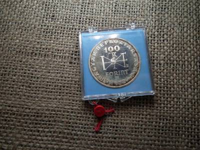 Ezüst 100 forint, 1972, PP, tokos