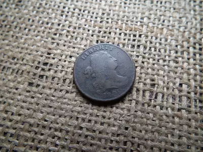 USA fél cent 1800 , Draped Bust - Half Cent , ritka 