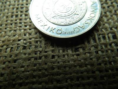 Mexikó VB 1986 ezüstérem Ag.925 16g , Tükörveret 
