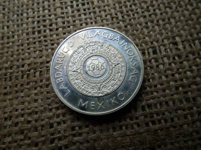 Mexikó VB 1986 ezüstérem Ag.925 16g , Tükörveret 