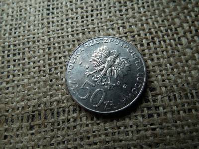 Lengyelország 50 zloty 1980 , zlotych , Kazimierz I Odnowiciel