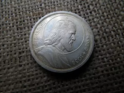 Ezüst , Szent István 5 pengő 1938 , extra , tisztítatlan állapot ! 